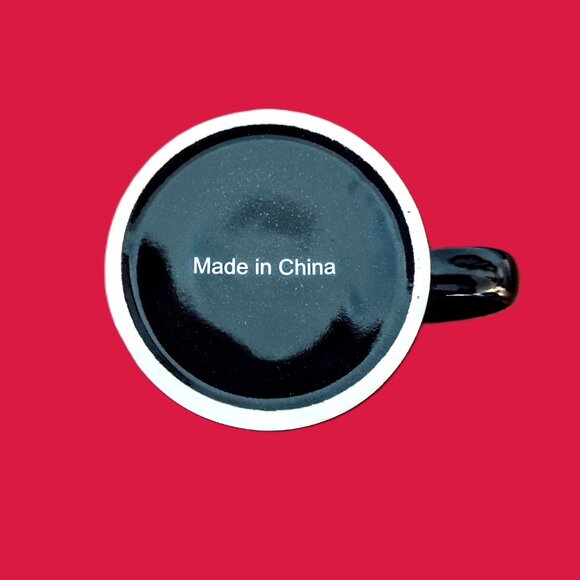 MATCO Tools ~ Set 2 Ceramic Mugs ~ Black w/Orange-Red & White Design ~ NEW w/Box - Picture 4 of 5